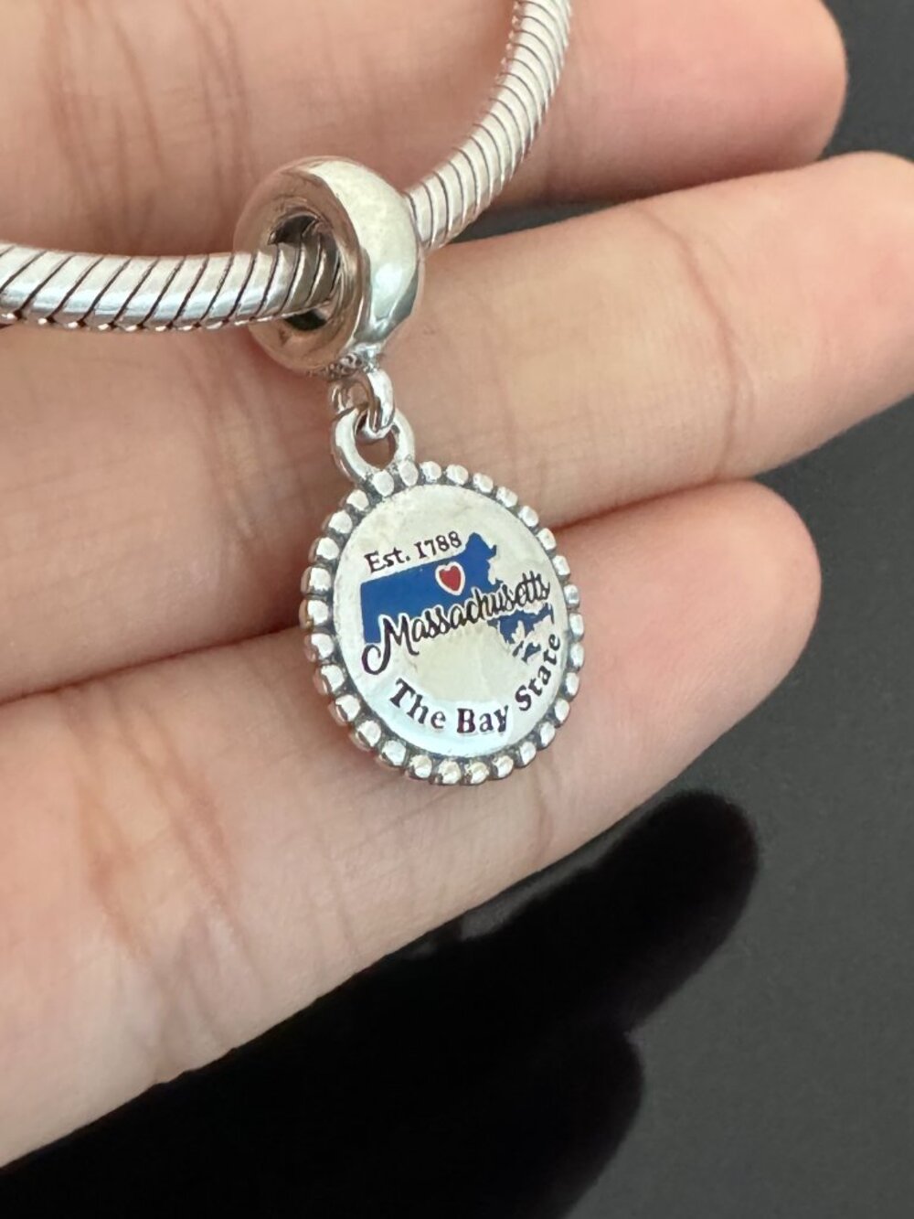 Pandora Massachusetts  Exclusive Charm